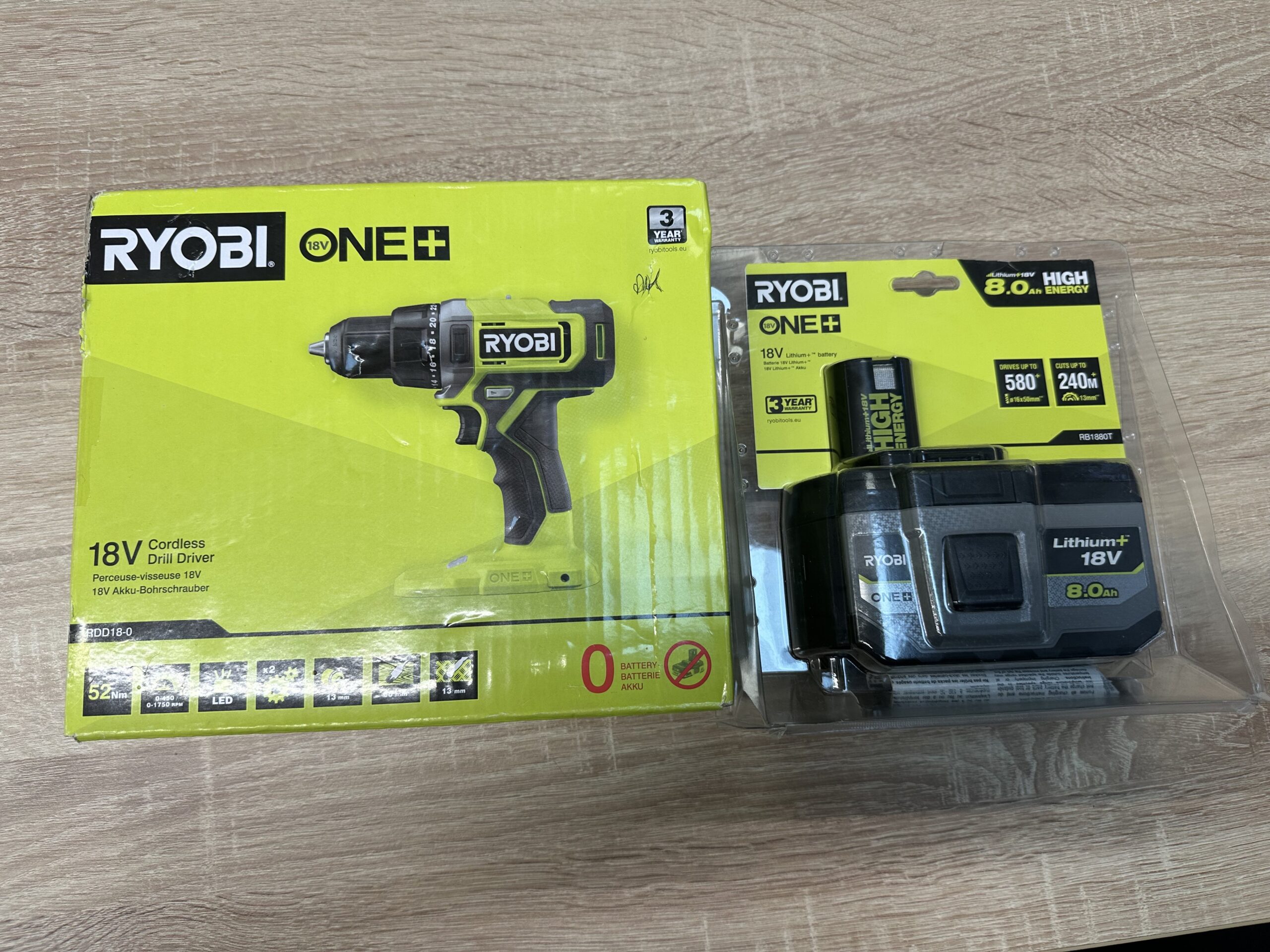 NOWA WKRĘTARKA RYOBI RDD18-0 RYOBI RB1880T